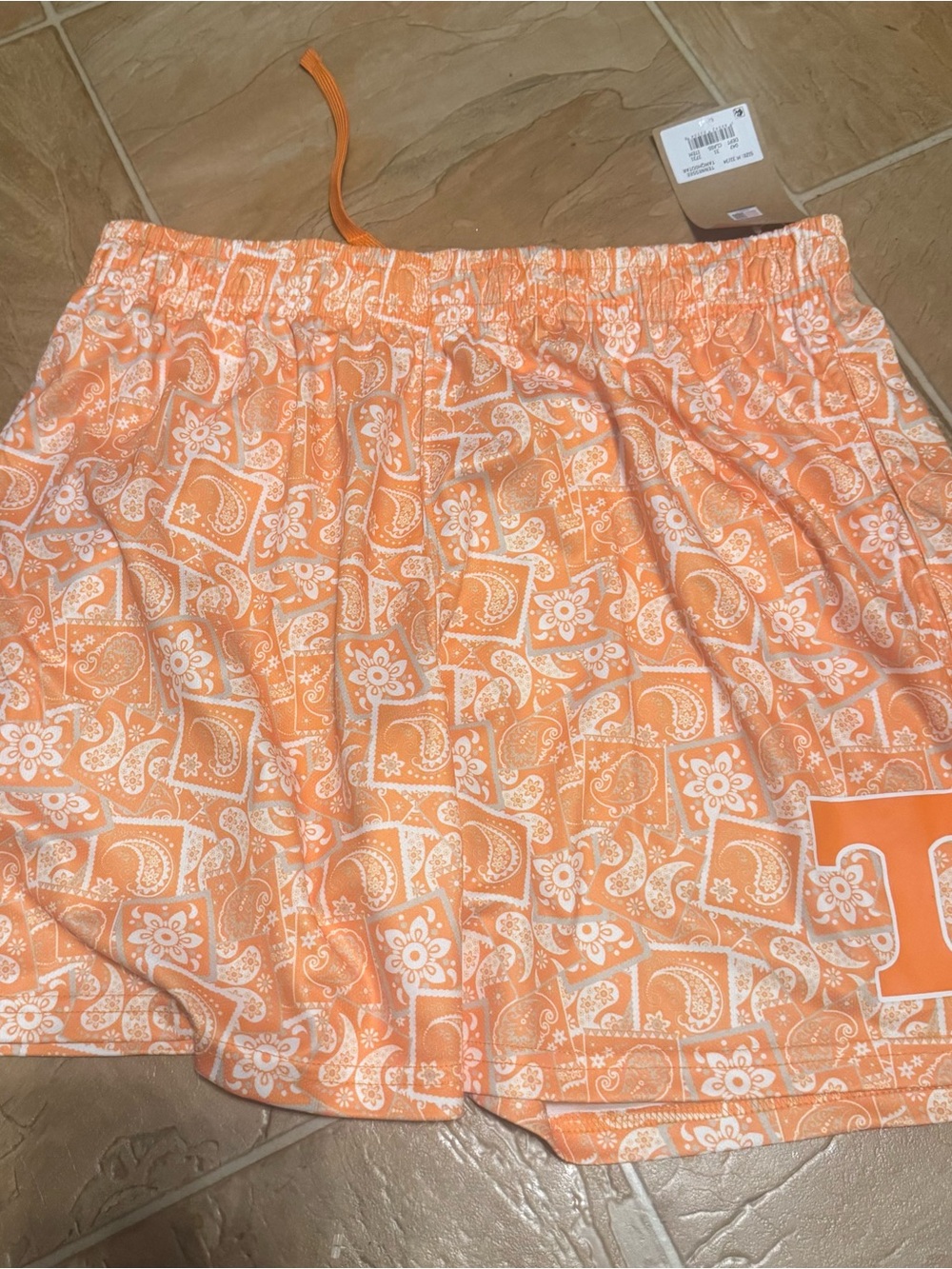 Mens Paisley Tennessee Athletic Shorts with pockets